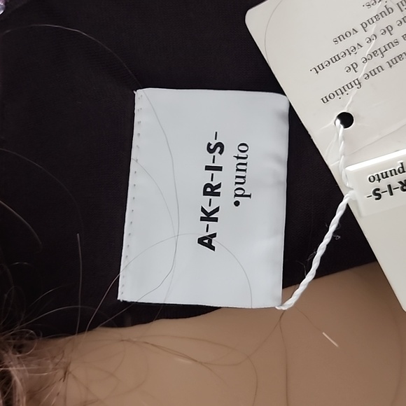 NWT AKRIS PUNTO Wine Sheath Dress w/ Black Embroidered Accent - Picture 9 of 16